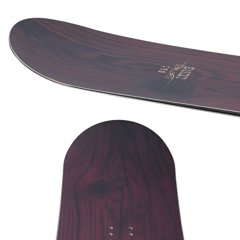 Hasiky Wood 150 Adult's All Mountain Snowboards With Winter Snowboard women's & Men's Entry-level Adult all-around Skiing