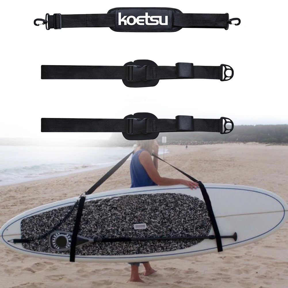 Portable Surfboard Shoulder Carry Sling Adjustable Surfboard Shoulder Strap Stand Up Surf Paddle Board Carrier Accessories