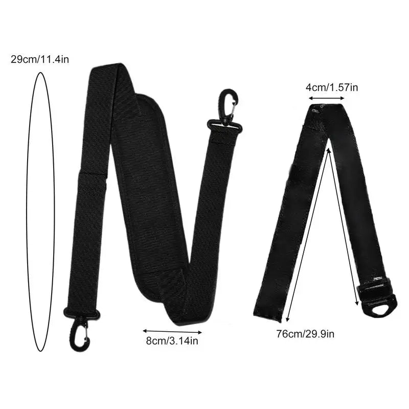1pcs Snowboard Back Straps Adjustable Snowboard Webbing Nylon Portable Non-slip Ski Back Straps For Snowboard Paddleboard