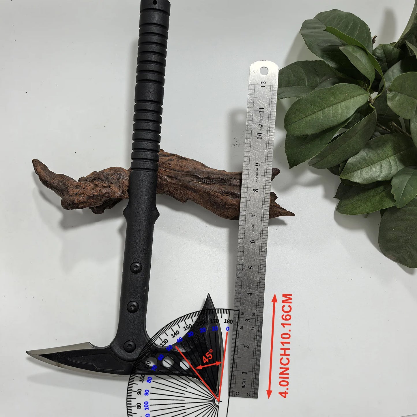 "USA SELLER FAST SHIPPING 15.74" Survival Tomahawk Tactical Throwing FIXED BLADE Camping Hatchet Hunting Survival AXE Knife
