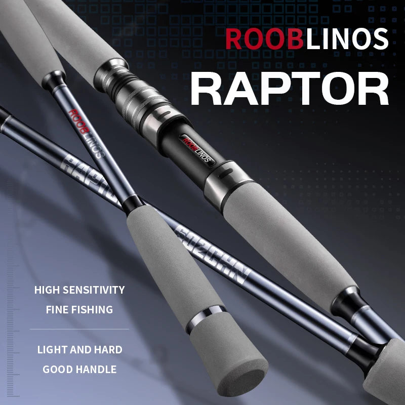 RAPTOR II Boat Fishing Rod Casting Spinning Rod 1.8m Saltwater 2 Section Trolling Rod