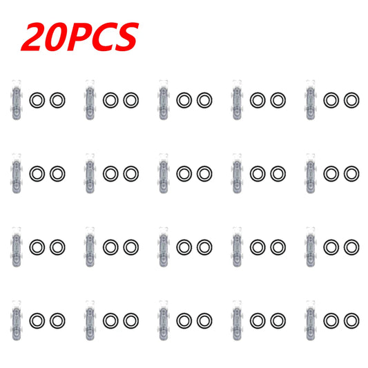 Magnetic Fixed Lure Jig Hooks Holder with Rubber Rings Automatic Lures Hook Keeper Holder Prevent Scratching for Outdoor Fishing