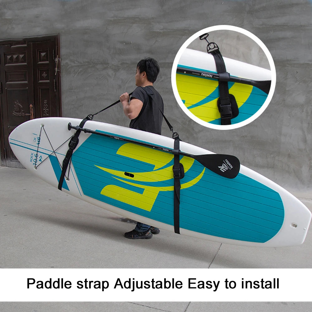 Portable Surfboard Shoulder Carry Sling Adjustable Surfboard Shoulder Strap Stand Up Surf Paddle Board Carrier Accessories