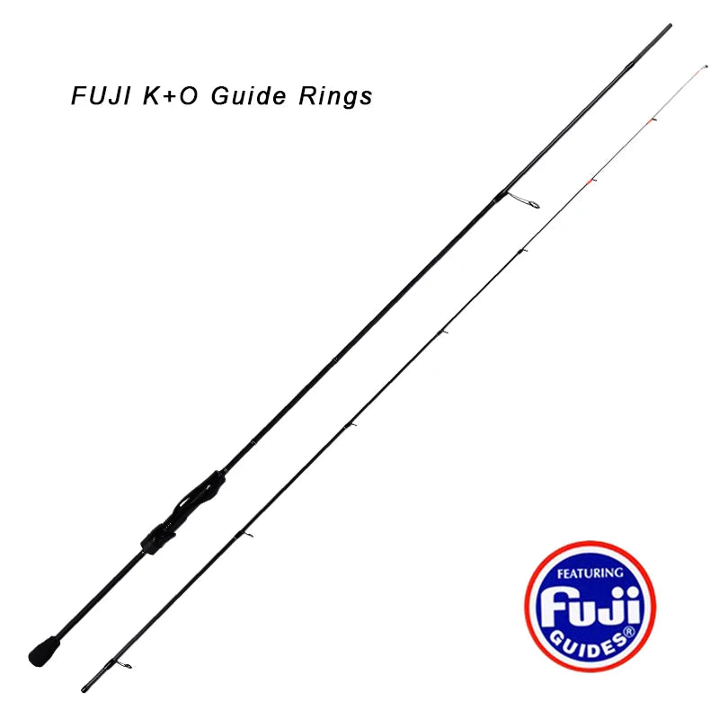 Spinning Rod XUL-UL Fishing Rod 3g/5g for Saltwater Freshwater Light Rock Fishing