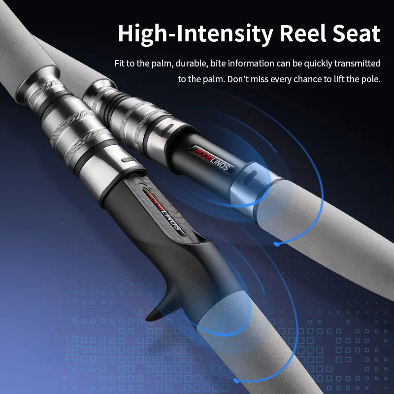 RAPTOR II Boat Fishing Rod Casting Spinning Rod 1.8m Saltwater 2 Section Trolling Rod