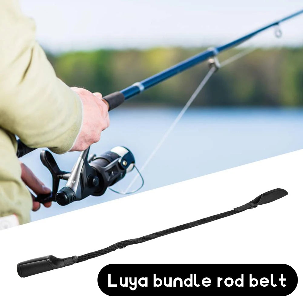 Fishing Rod Protection Sleeves  Bundle Rod Belt Adjustable Fishing Rod Sleeves Cover Strap Rod Organizer Fish Tool