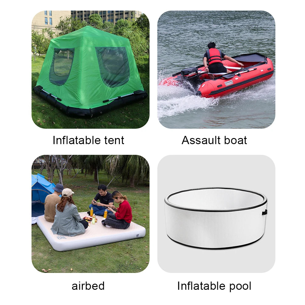 4L Kayak Air Pump Double Action Inflation Pump Portable Hand Pump Handheld Air Inflator for SUP Surfboard Inflatable Boat