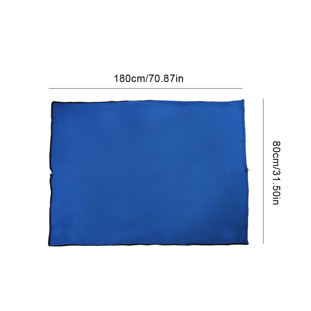 Fleece Sleeping Bag Liner with Zipper Portable Sleeping Bag Liner Outdoor Warm Sleeping Bag Liner for Camping Travel Backpacking