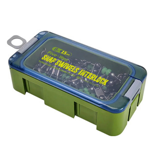 Ball Bearing Squid Jig Fishing Swivels Luminous Snap Rolling Sea Fishing Swivels Snaps Connector Fishing Swivel Connector