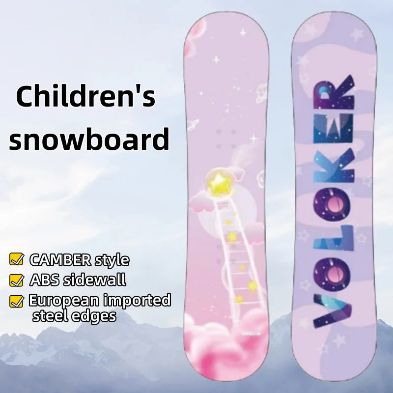 Children's Snowboard Classic CAMBER Shape Beginner-Friendly All-Terrain Children's Snowboard Teenagers All-Terrain