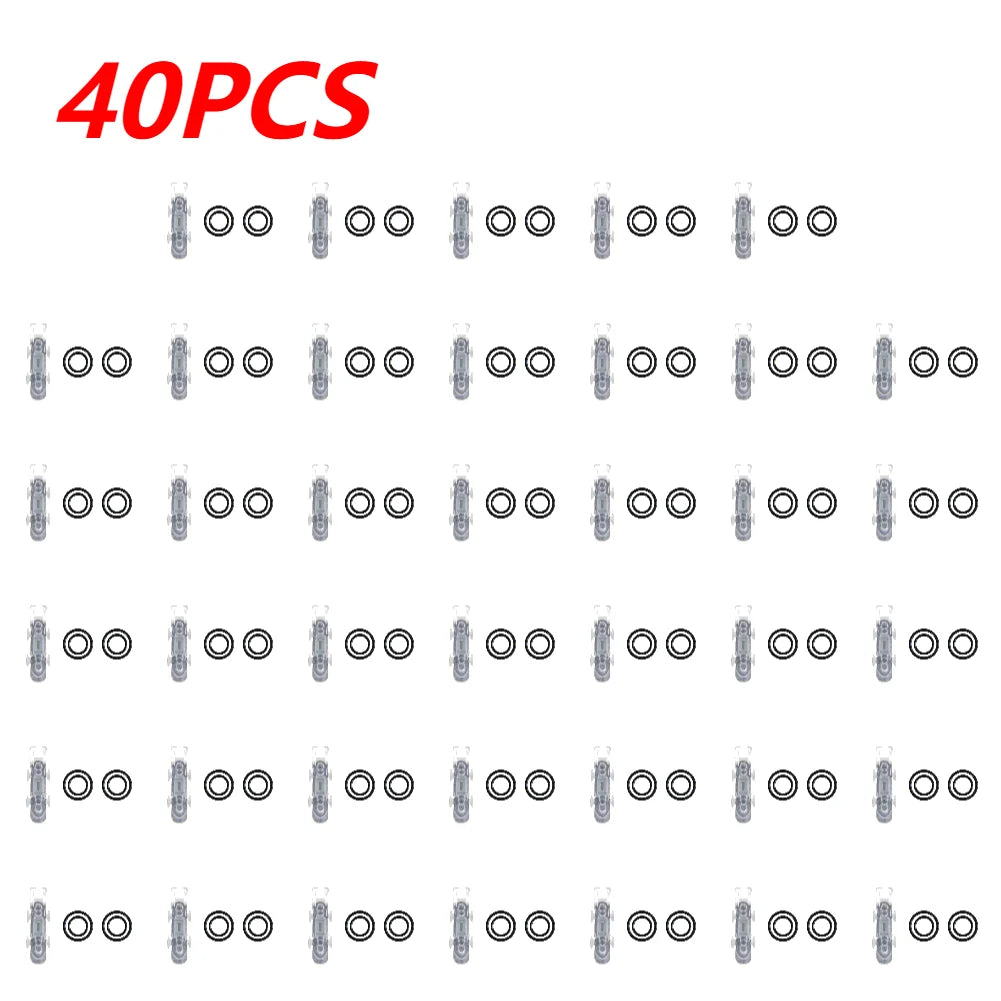 Magnetic Fixed Lure Jig Hooks Holder with Rubber Rings Automatic Lures Hook Keeper Holder Prevent Scratching for Outdoor Fishing