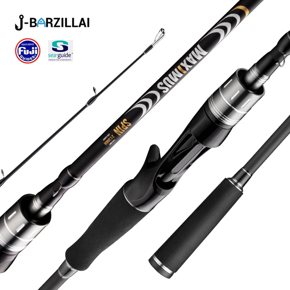 Freshwater Saltwater Carp Bass Lure Fishing Rod Spinning Casting 
 Fishing Rod