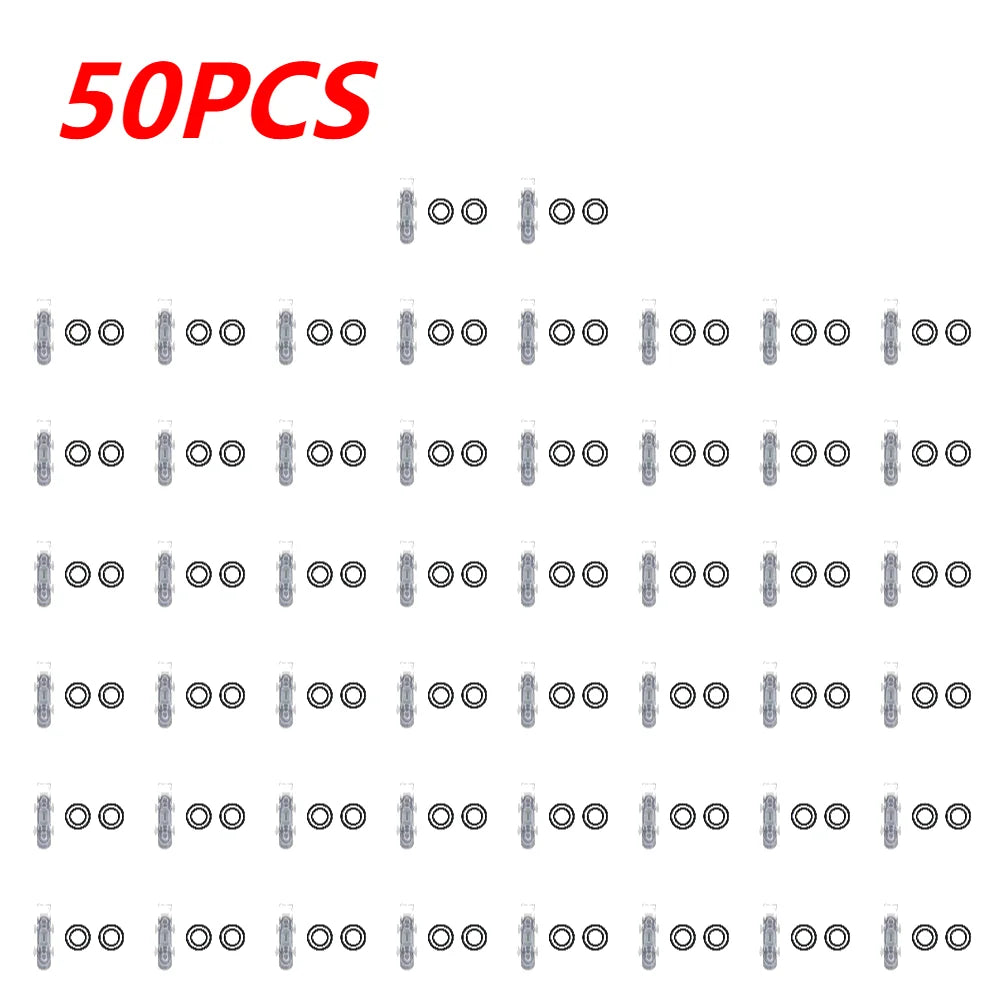 Magnetic Fixed Lure Jig Hooks Holder with Rubber Rings Automatic Lures Hook Keeper Holder Prevent Scratching for Outdoor Fishing