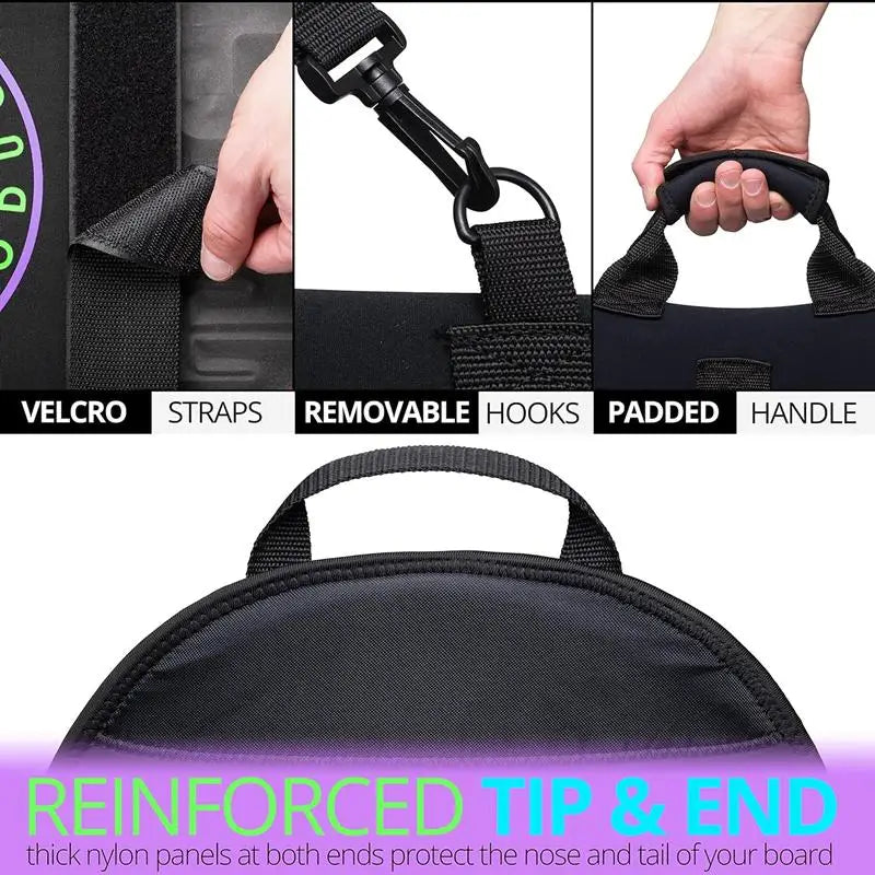 Snowboard Cover Scratch-Resistant Backpack Monoboard Plate Protective Case Skiing Snowboarding Snowboards Skis Carry Bag