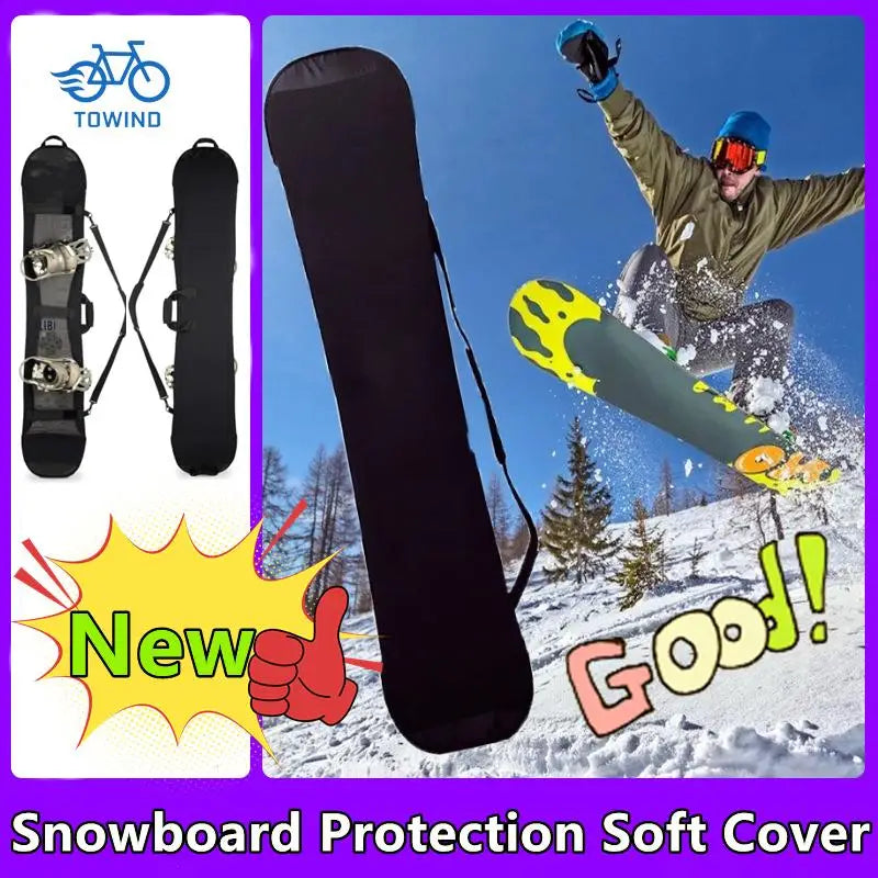 Snowboard Cover Scratch-Resistant Backpack Monoboard Plate Protective Case Skiing Snowboarding Snowboards Skis Carry Bag