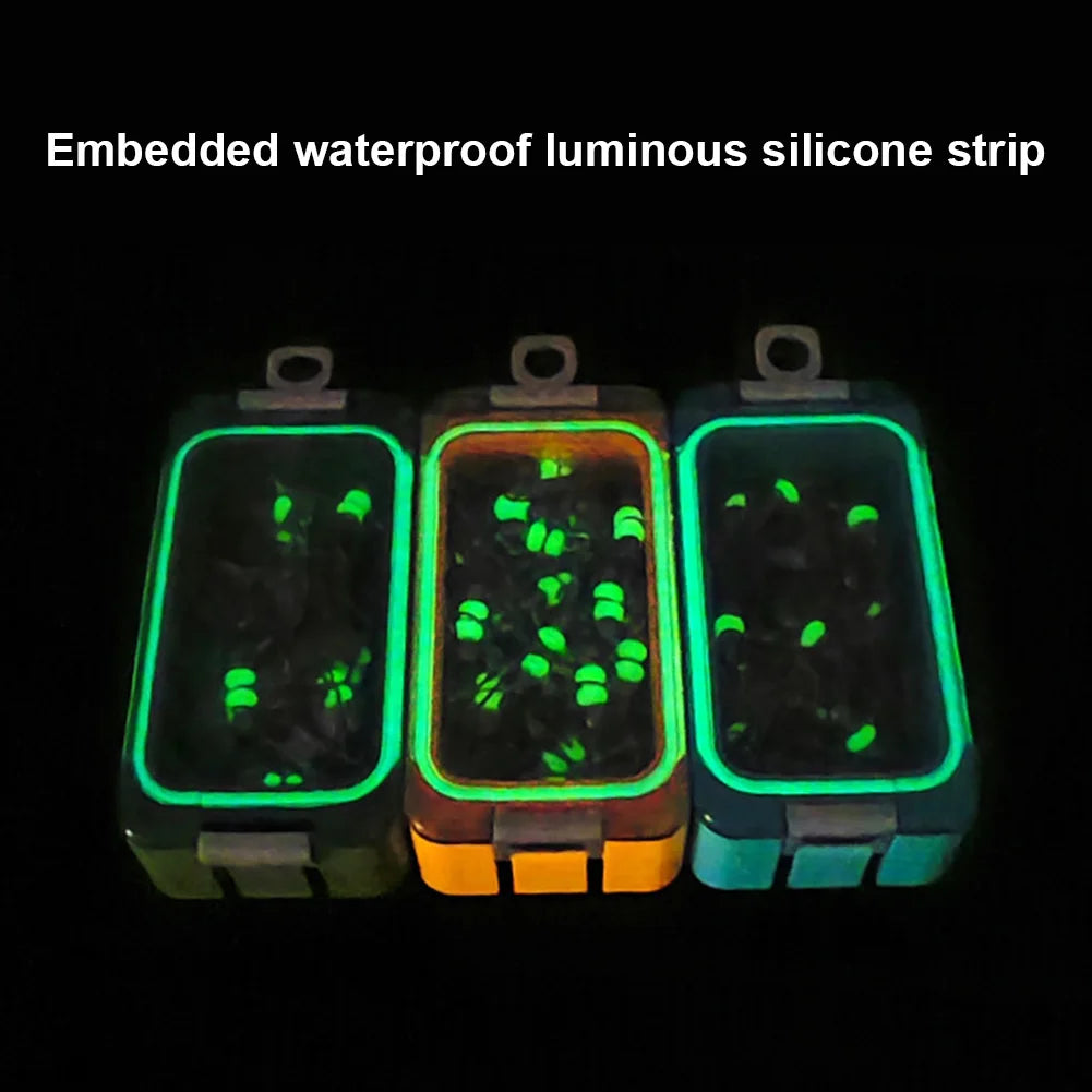 Ball Bearing Squid Jig Fishing Swivels Luminous Snap Rolling Sea Fishing Swivels Snaps Connector Fishing Swivel Connector