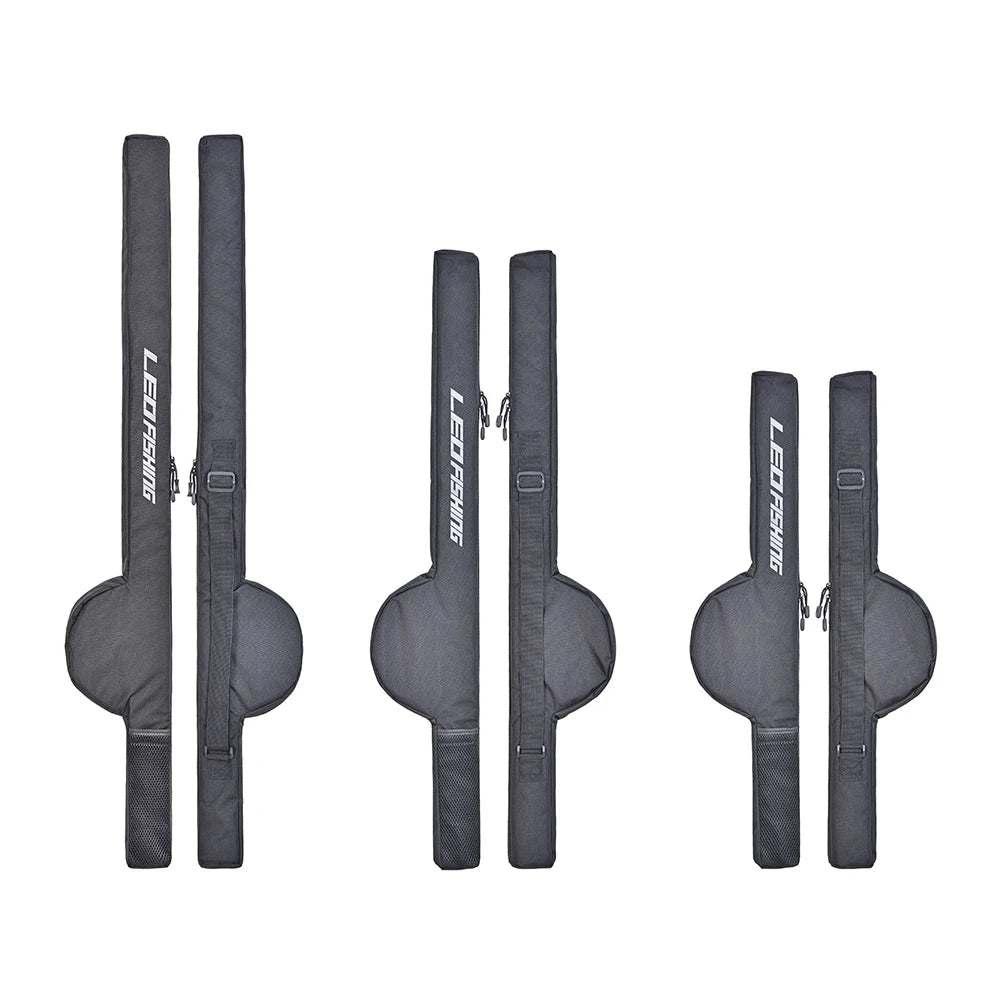 Waterproof Foldable Fishing Rod Carrier Bags Portable Oxford Cloth Adjustable Tackle Fishing Pole Holder Storage Case Rod Bags