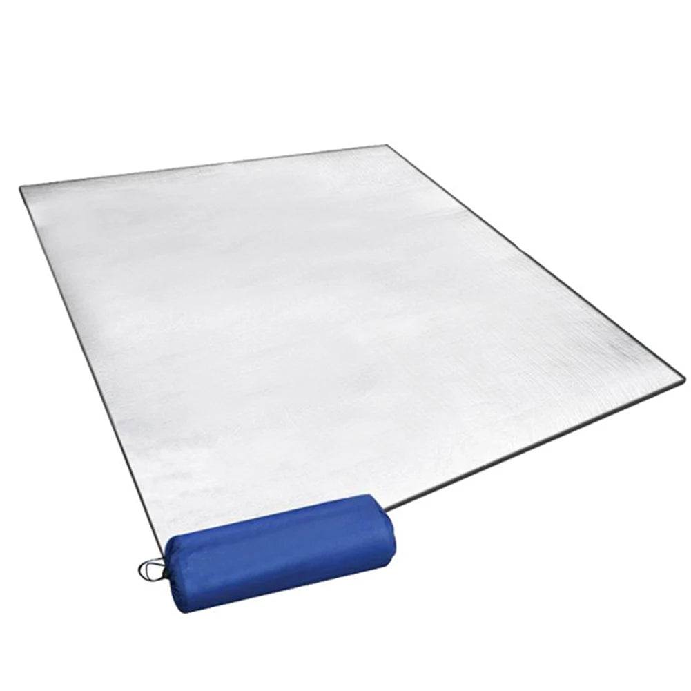 1/2PC Camping Foam Foil Blanket Waterproof Double-Sided Outdoor Sleeping Pad Aluminum Insulation Foam Foil Mat For Camping Beac