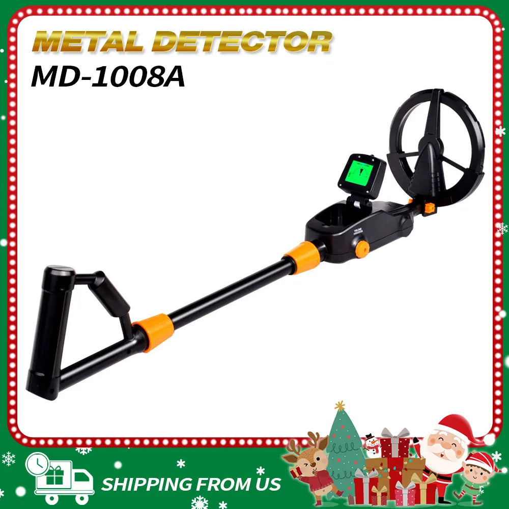 Metal Detector for Adults & Kids, Lightweight Metal Detector Waterproof Adjustable 30" to 42" Gold Detector for Backyard Search