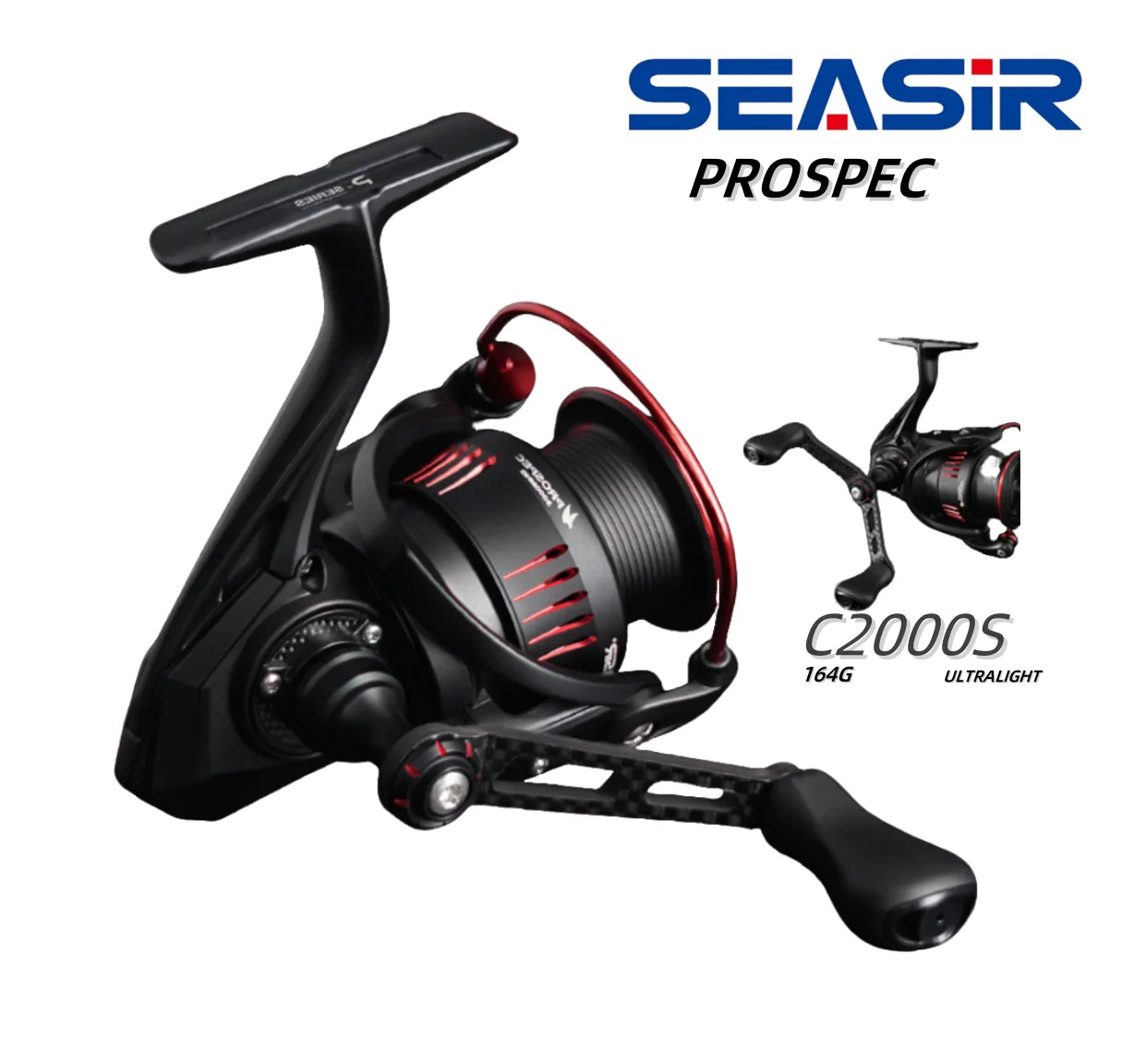 Spining Reel P-Series Ultralight Carbon Fiber Washers 8+1BB Max Drag 9Kg Freshwater Saltwater Fishing Coil