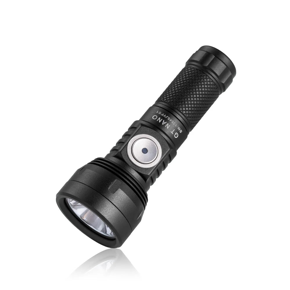Outdoor Camping flashlight USB rechargeable EDC Flashlight Mini Torch For Hiking walking Lumintop GT NANO Portable Keychain flas