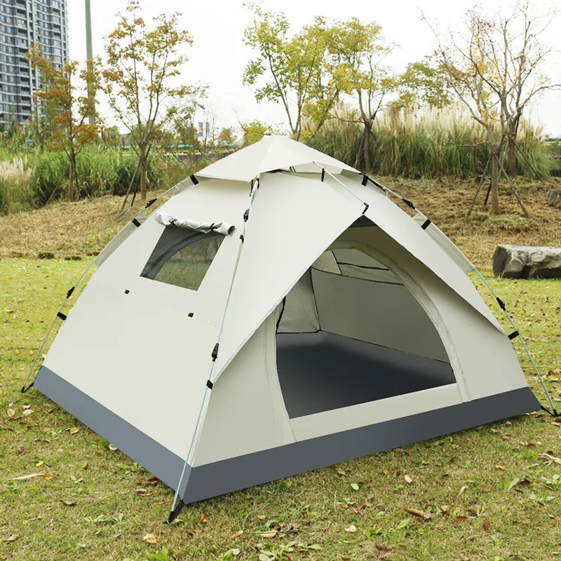 Fully Automatic Portable Tent Lightweight Easy Set Up Tent Waterproof Quick Open Tent for Hiking Backpacking Camping