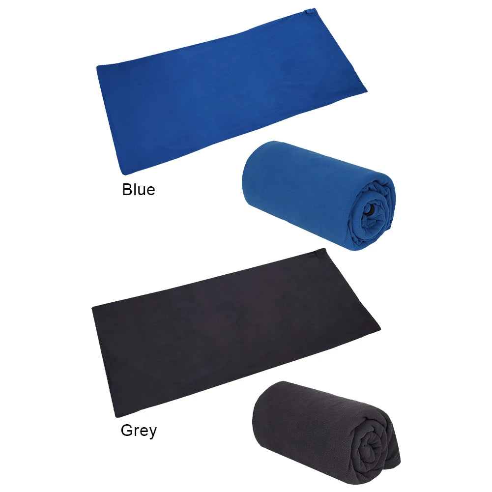 Fleece Sleeping Bag Liner with Zipper Portable Sleeping Bag Liner Outdoor Warm Sleeping Bag Liner for Camping Travel Backpacking