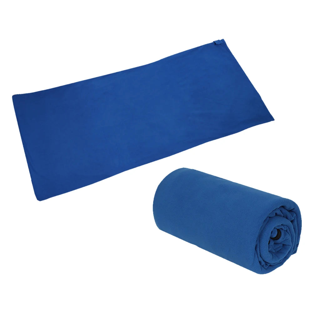 Fleece Sleeping Bag Liner with Zipper Portable Sleeping Bag Liner Outdoor Warm Sleeping Bag Liner for Camping Travel Backpacking