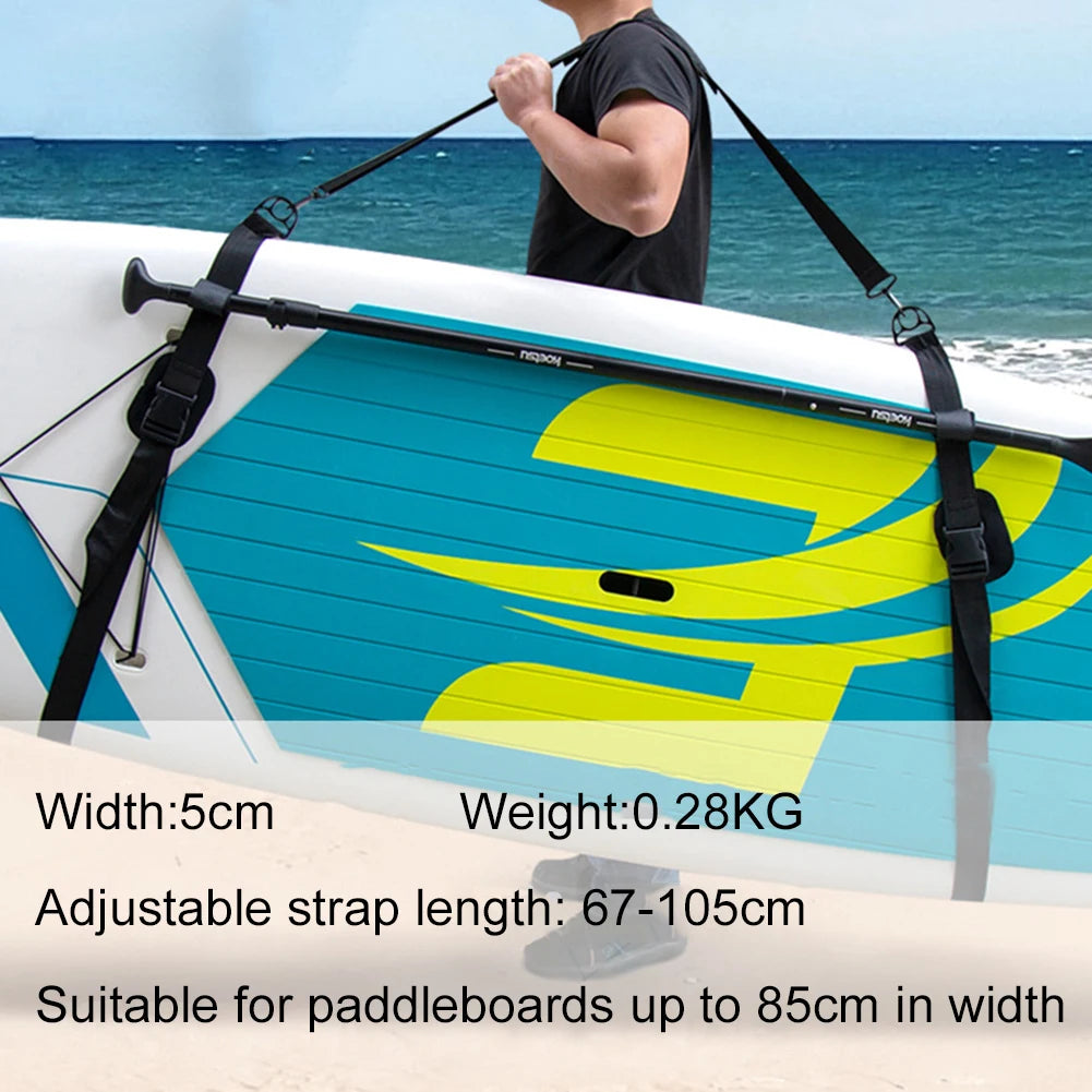 Portable Surfboard Shoulder Carry Sling Adjustable Surfboard Shoulder Strap Stand Up Surf Paddle Board Carrier Accessories