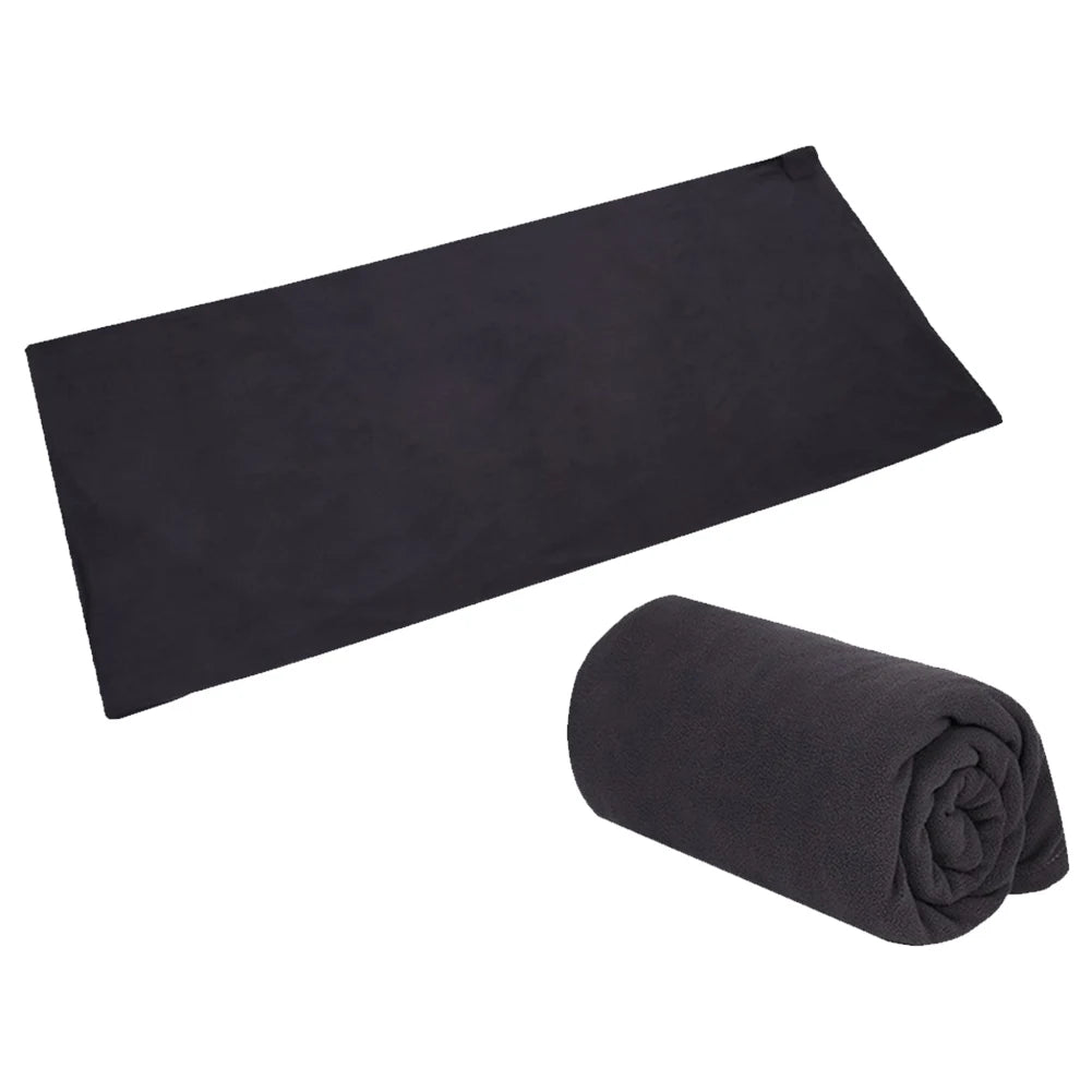 Fleece Sleeping Bag Liner with Zipper Portable Sleeping Bag Liner Outdoor Warm Sleeping Bag Liner for Camping Travel Backpacking