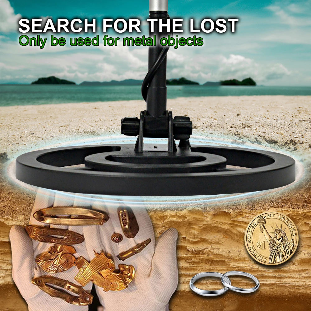 MD-4090 Professional Metal Detector Waterproof High Accuracy Underground Metal Detector Gold Digger Treasure Hunting Scanner
