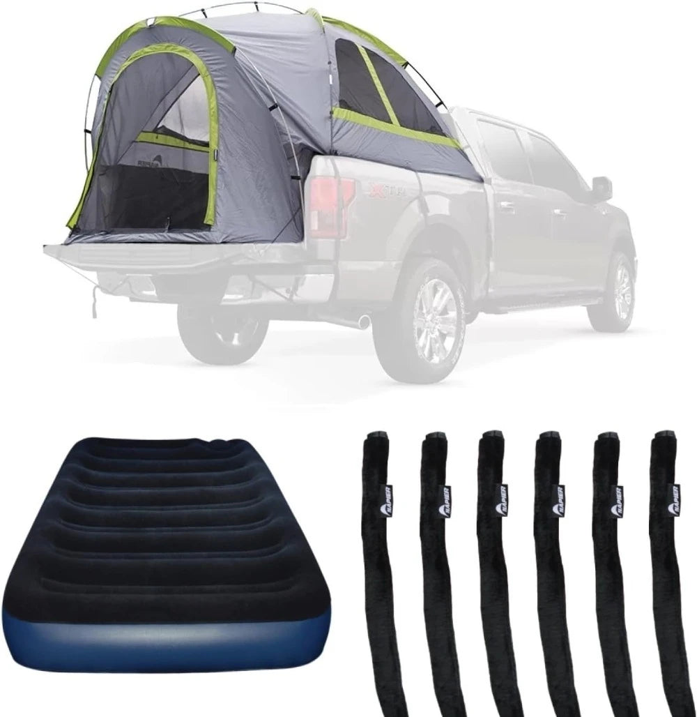 Napier Backroadz Truck Tent with Full Size SportzSize Long Truck Beds | Waterproof 2-Person Tent (Compact Short Beds (5'-5.2'))