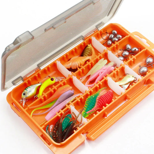 63pcs Fishing Lures Kit Soft and Hard Bait Hooks Swivels with Tackle Box Fishing Lure Kit Fishing Accessories Gifts for Men