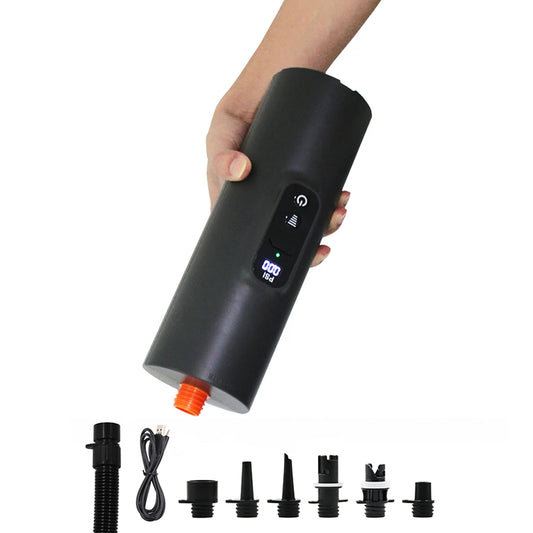 10PSI SUP Boat Inflatable Pump with Auto Shut Off Electric Air Pump Portable Air Compressor for Inflatables Kayaks Boats