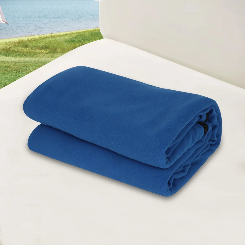 Fleece Sleeping Bag Liner with Zipper Portable Sleeping Bag Liner Outdoor Warm Sleeping Bag Liner for Camping Travel Backpacking