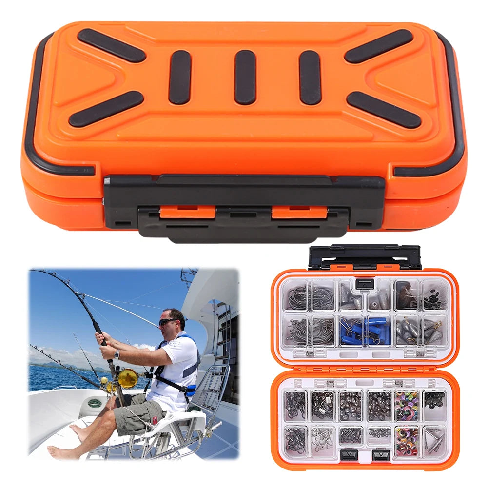 238pcs Fishing Tools Accessories Kit Set with Hooks Sinkers Swivels Outdoor Fishing Accessories Set Fishing Gifts for Men