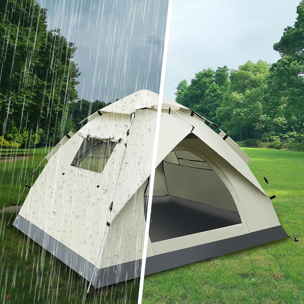 Fully Automatic Portable Tent Lightweight Easy Set Up Tent Waterproof Quick Open Tent for Hiking Backpacking Camping