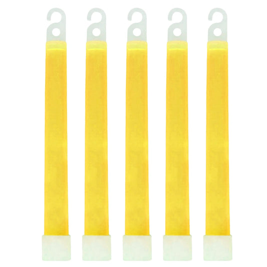 1/5pcs 6 Inch Survival Glowing Light Sticks Walking Hiking Camping SOS Gear Outdoor Sports Events Concert Lamp Stick