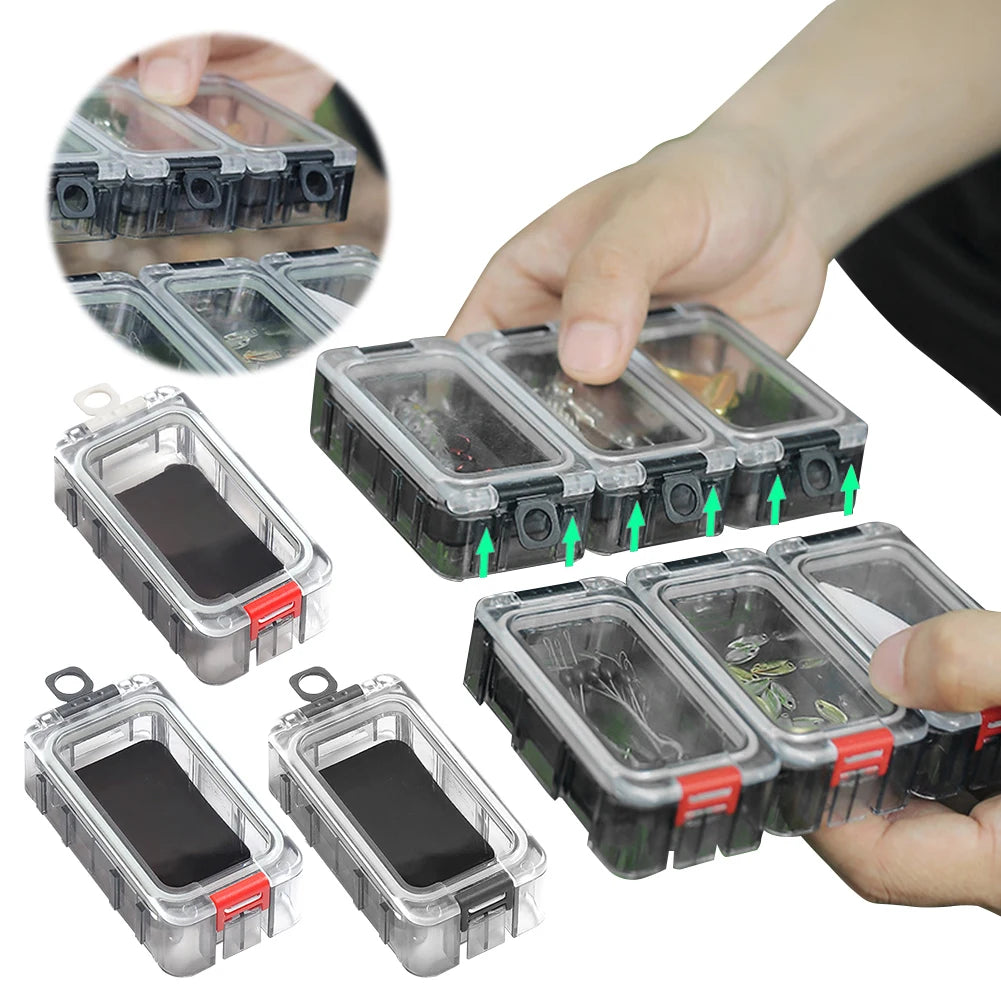 Expandable Fishing Tackle Box Fishing Hook Storage Container Waterproof Carp Accessories Organizer Case Fishing Accessories
